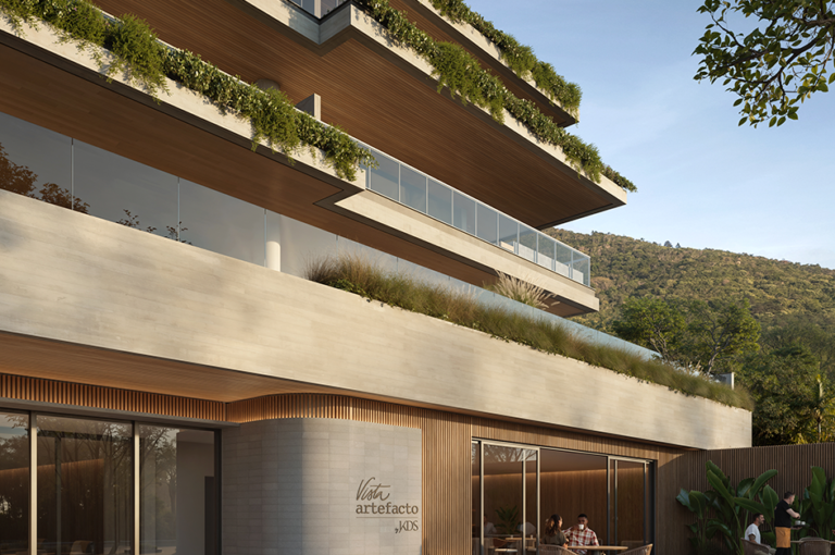 Biofilia na arquitetura: como a natureza compõe o Vista Artefacto by KDS
